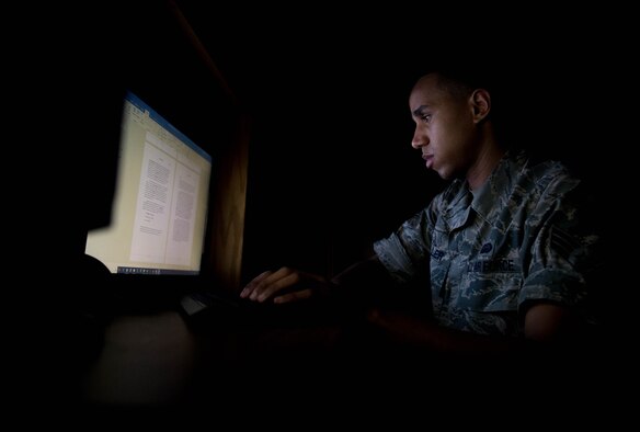 Communications Airman literarily communicates passion