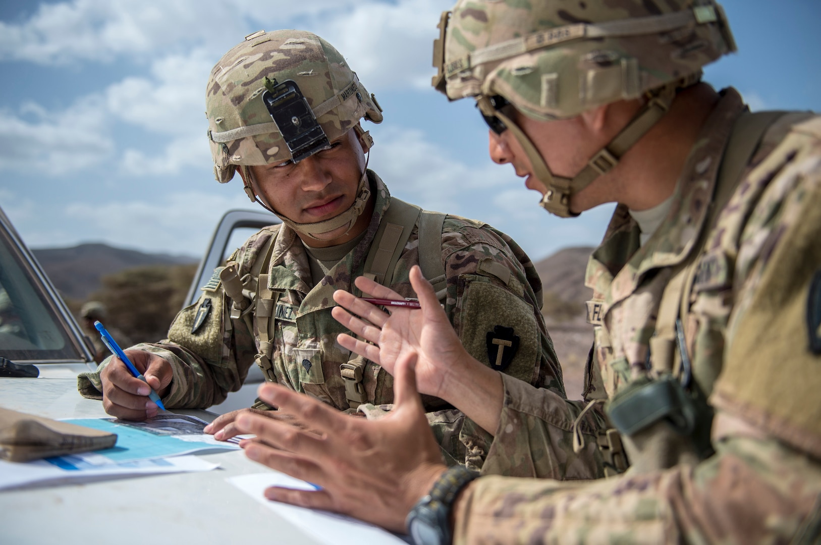 Texas Soldiers train in Djibouti