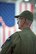 Jeff Intemann, a Vietnam Veteran from Vacaville, Calif., listens to patrons during the 75th Anniversary kickoff celebration at Travis Air Force Base, Calif., Feb. 8, 2018. The celebration featured the inaugural unveiling of the 75th Anniversary logo on a C-17 Globemaster III. Travis is celebrating 75 years as a major strategic logistics hub for the Pacific and integral part of global power projection for the total force. (U.S. Air Force photo by Louis Briscese)