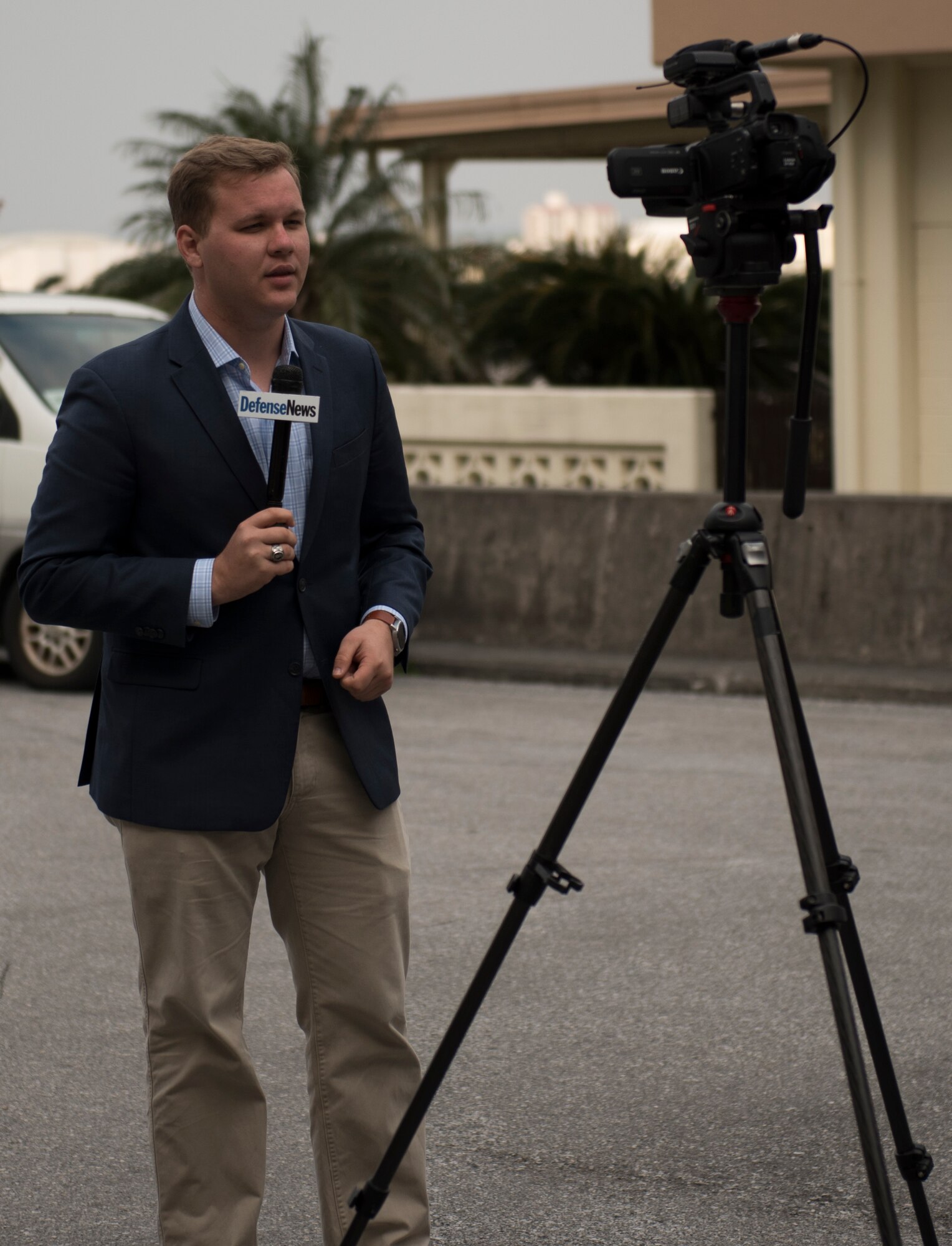 Media Visit; Defense News; NHK; Kadena Air Base