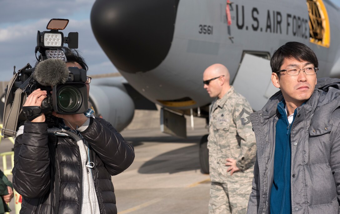 Media Visit; Defense News; NHK; Kadena Air Base