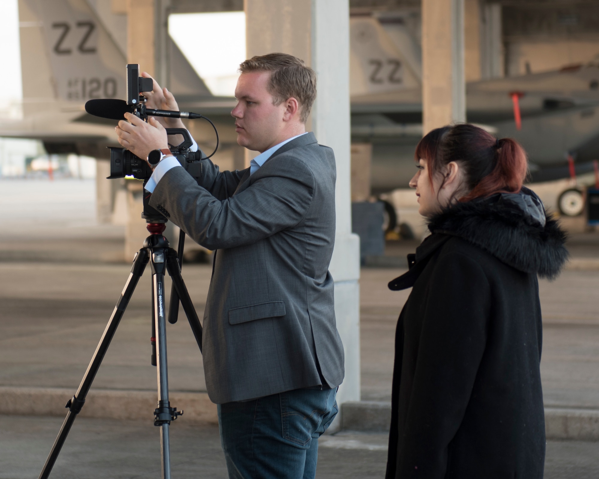 Media Visit; Defense News; NHK; Kadena Air Base