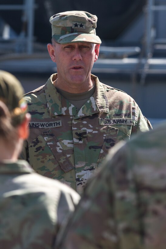 Army Reserve General Officers visit K-Crossing