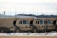 Staged equipment for Operation Cold Steel II at Fort McCoy