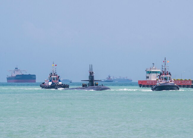 USS Bremerton visits Singapore during Indo-Pacific deployment