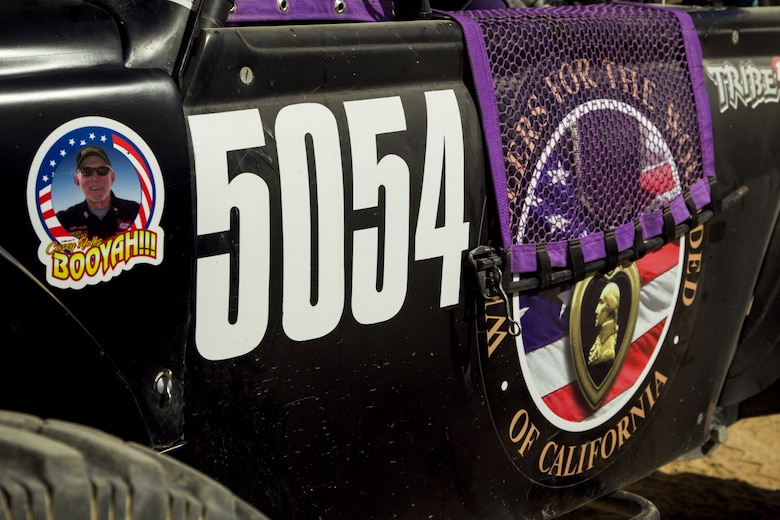 A Legends vehicle owned by Gene Mooneyham of Lake Havasu City, Ariz., sits just outside Hammertown in Johnson Valley, Calif., Feb. 5, 2018. King of the Hammers is the largest off-road racing and rock-crawling event in North America, prefaced by a week of smaller races that test riders on some of Southern California's famous trails. (Marine Corps photo by Cpl. Dave Flores)