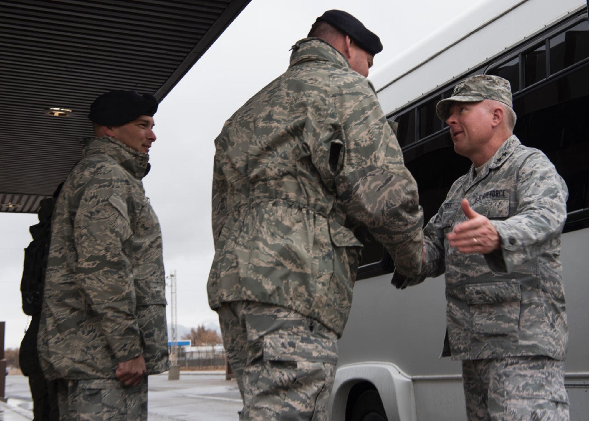 20th Air Force Command Team Visits Kirtland