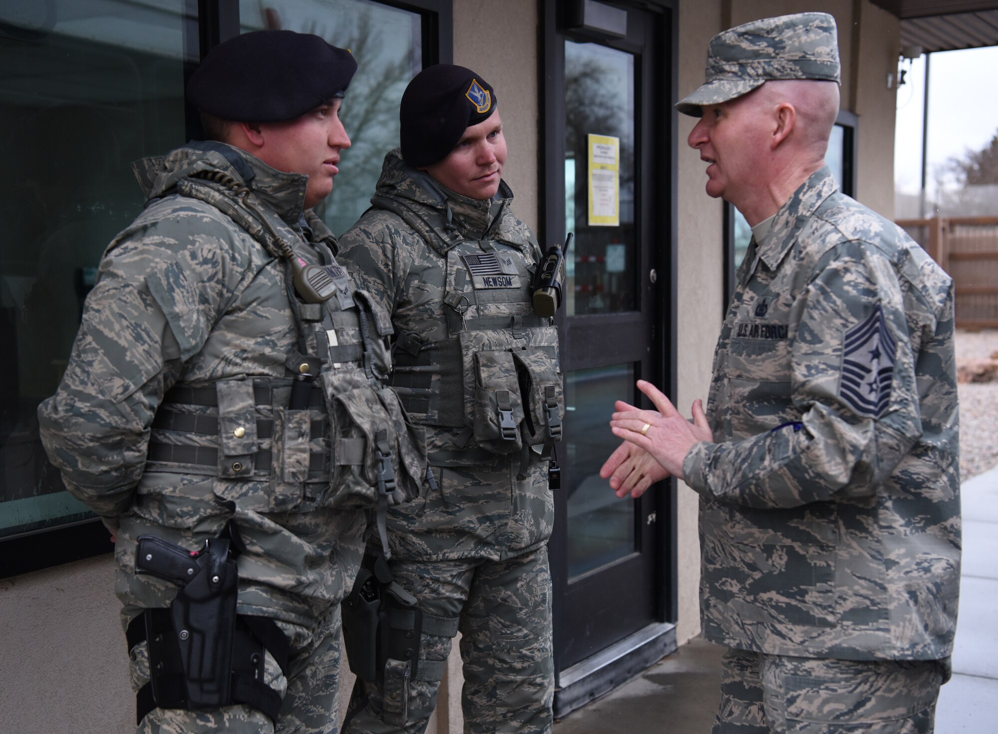 20th Air Force Command Team Visits Kirtland