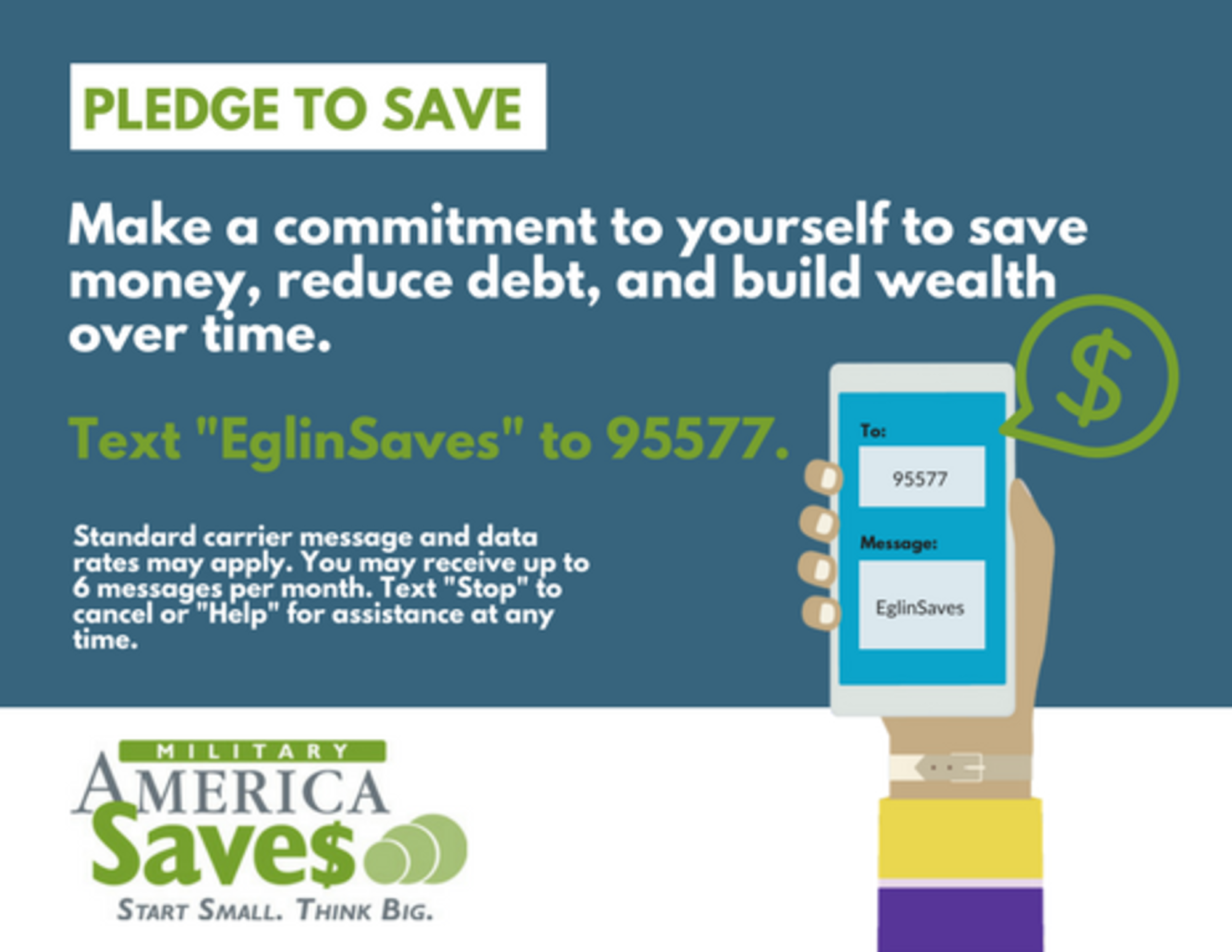 pledge to save