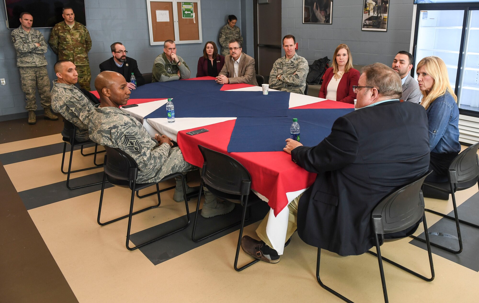 CMSAF Wright visits Minot Airmen