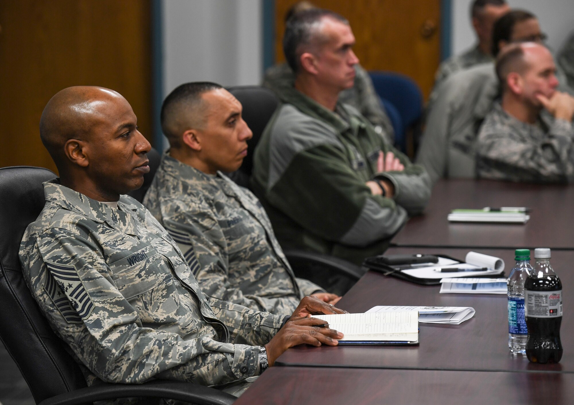 CMSAF Wright visits Minot Airmen