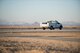 An Edward F-16 catches the arresting cable on an Edwards runway as part of a certification engagement of a newly overhauled aircraft arresting system Jan. 25. Members of the 412th Civil Engineer Squadron began installing the new system last November. (U.S. Air Force photo by Brad White)