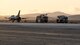 An Edward F-16 catches the arresting cable on an Edwards runway as part of a certification engagement of a newly overhauled aircraft arresting system Jan. 25. Members of the 412th Civil Engineer Squadron began installing the new system last November. (U.S. Air Force photo by Brad White)