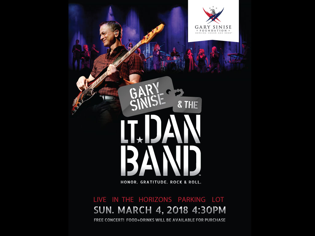 Gary Sinise & the Lt. Dan Band slated to perform at Tyndall > Tyndall