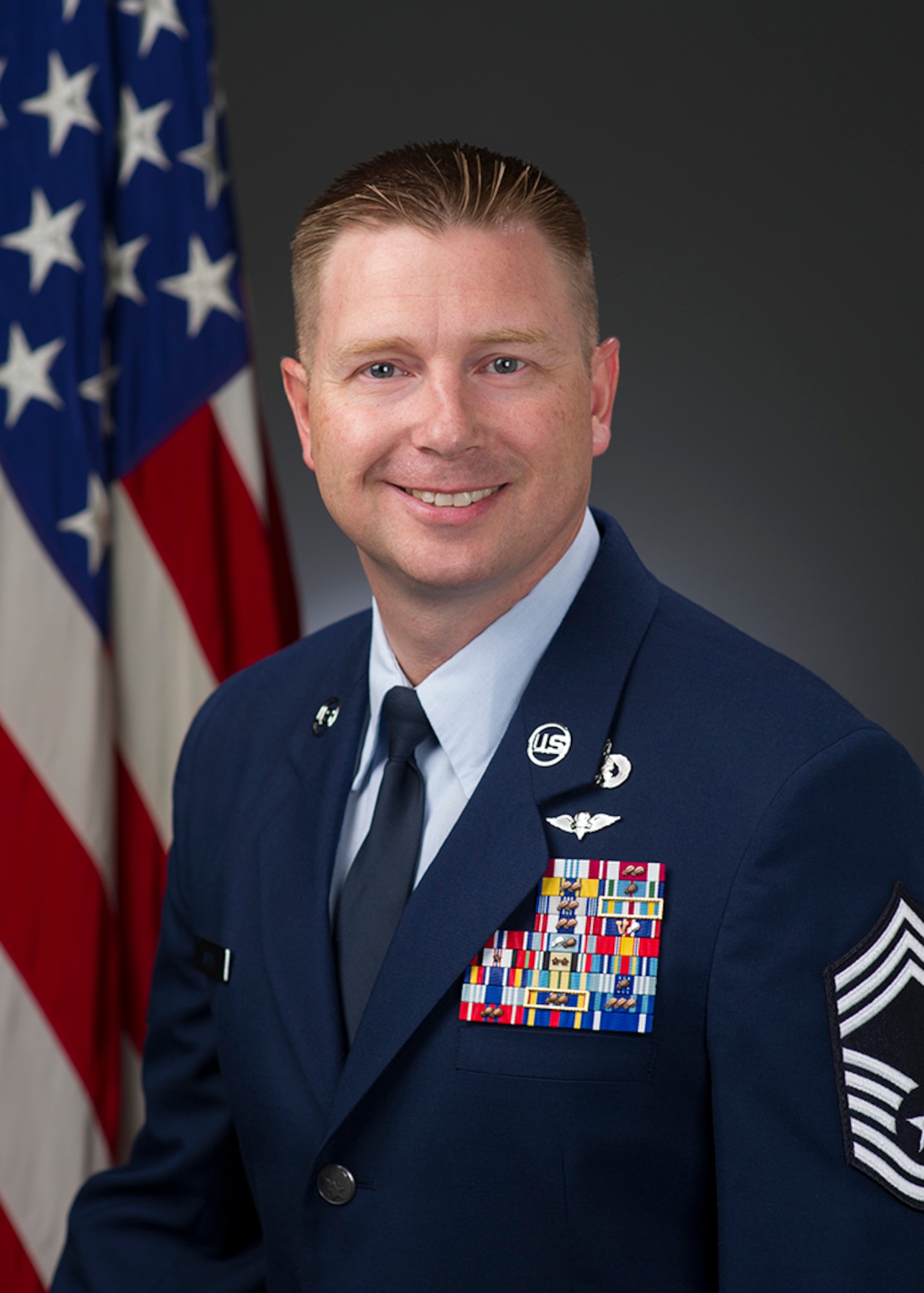 Chief Master Sgt. Ricky Smith, official photo, U.S. Air Force