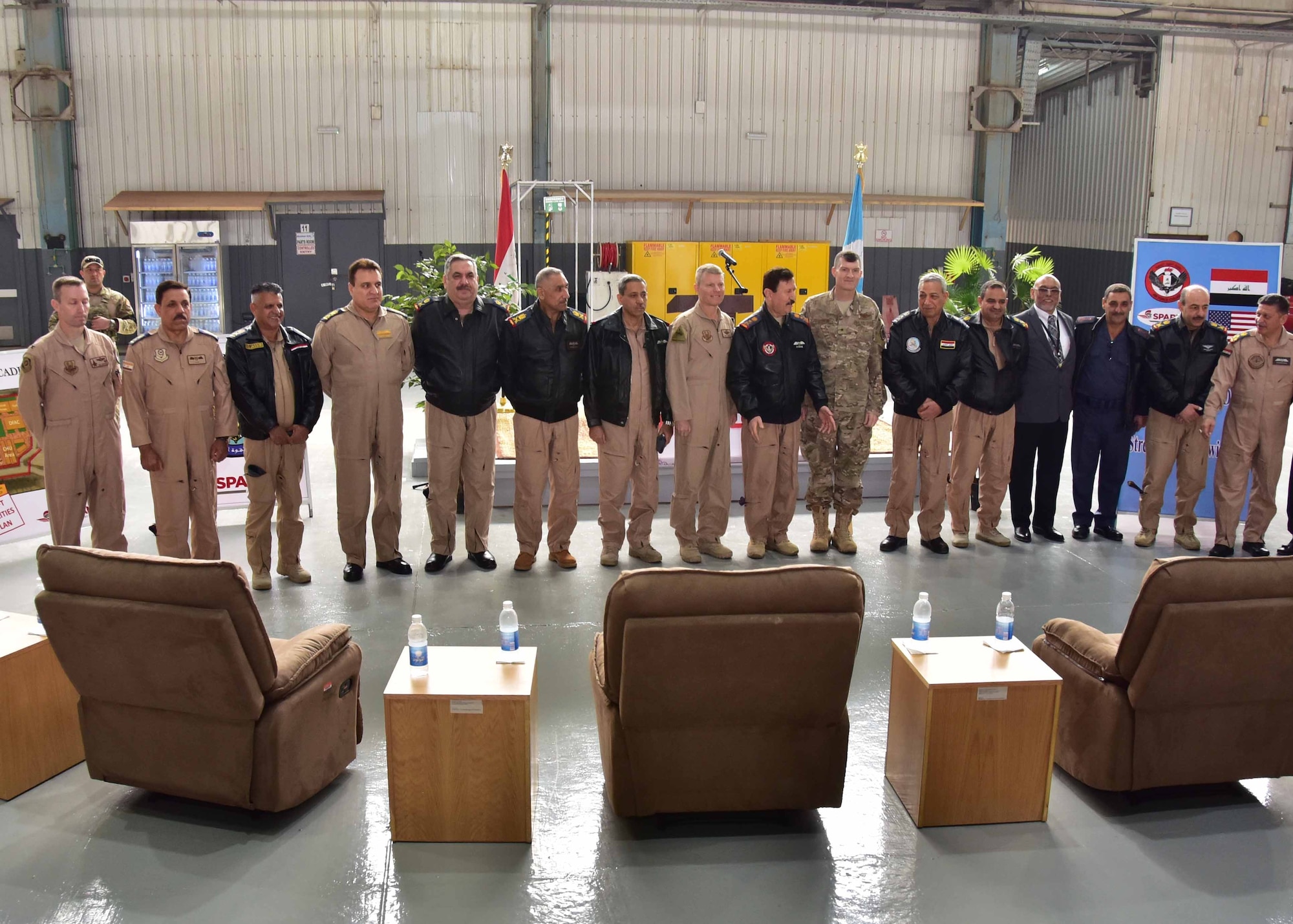 The Government of Iraq and the Coalition celebrate the reopening of the Iraqi Air Force Air Academy