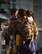 An member of the 823rd Maintenance Squadron is greeted by his family after returning from a deployment Feb. 8, 2018, at Nellis Air Force Base, Nevada. Airmen spent 4 months deployed to Southwest Asia to support Operation Inherent Resolve. (U.S. Air Force photo by Airman 1st Class Andrew D. Sarver)