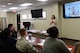 Gabriella Darrow, 341st Medical Operations Squadron health promotion dietician, coaches individuals on health and nutrition Feb. 5, 2018, at Malmstrom Air Force Base, Mont.