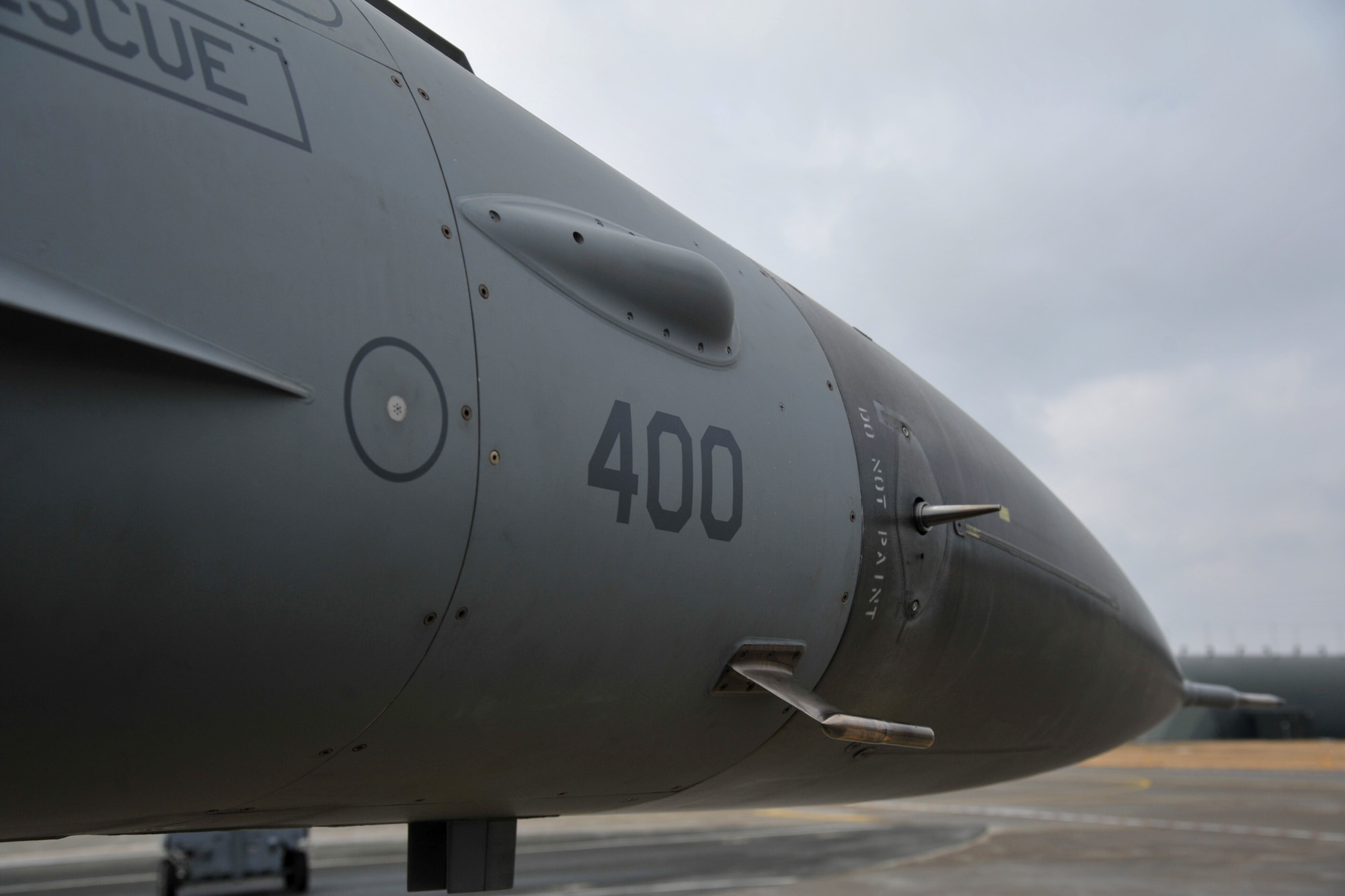 After 450 days of being grounded for extensive maintenance, tail number 400, an F-16 Fighting Falcon assigned to the 13th Fighter Squadron, took flight at Misawa Air Base, Japan, Jan. 18.