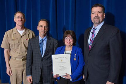 Arlene M. Blight receives Meritorious Civilian Service Award