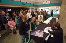Magician and Illusionist Mike Super performs at WPAFB