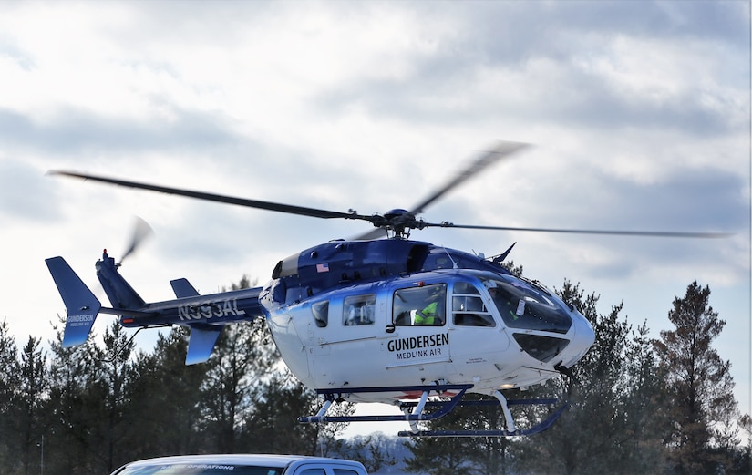 Civilian medical personnel support Operation Cold Steel II training at Fort McCoy