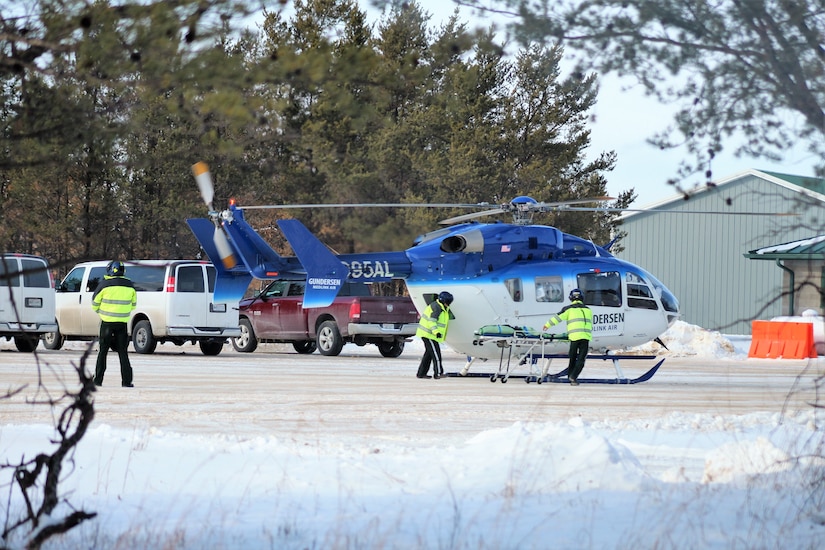 Civilian medical personnel support Operation Cold Steel II training at Fort McCoy