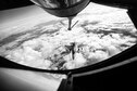 An F-16 Fighting Falcon approaches the boom of a KC-135 Stratotanker above the Nevada Test and Training Range during Red Flag-Nellis 18-1, February 14, 2018.