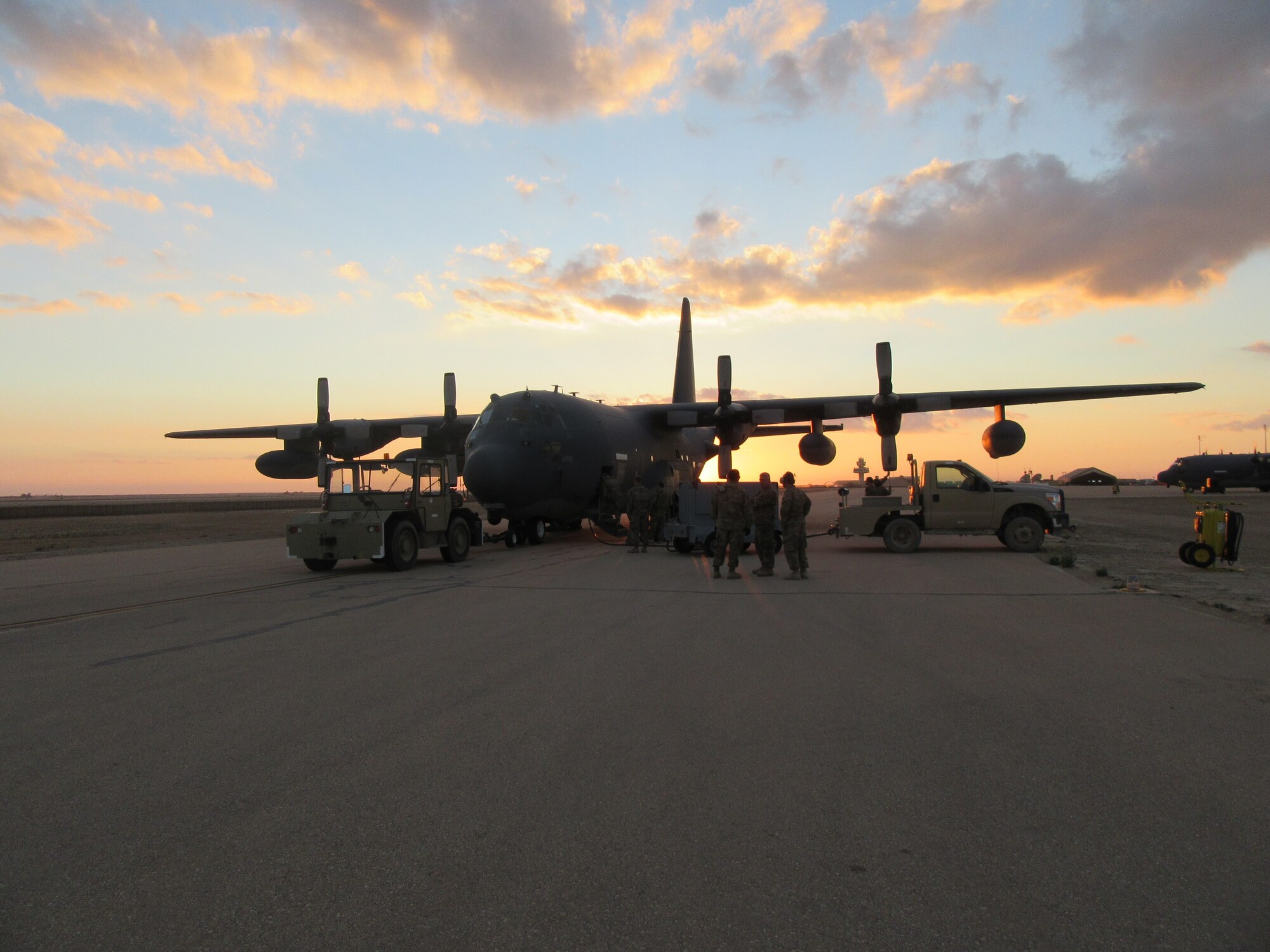 Members of the 1st Expeditionary Rescue Group conduct jump operations over an undisclosed location