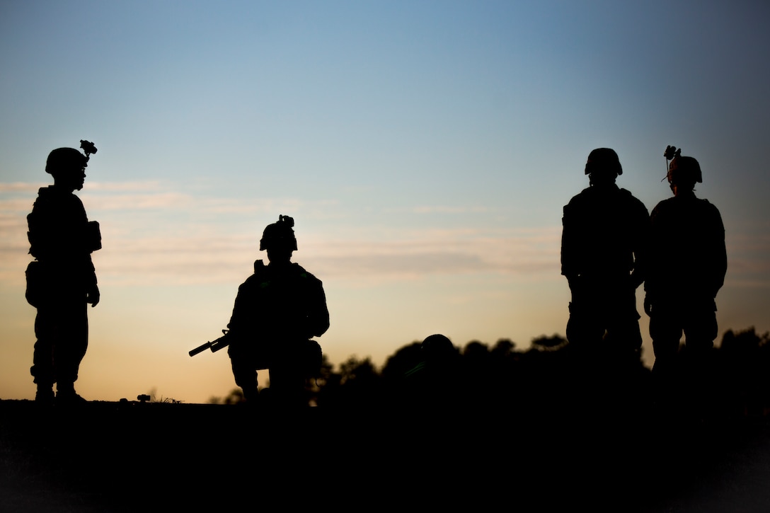 The Marines of 1/2 conducted immediate remedial action drills and traversed, searched and engaged targets moving from one to another.