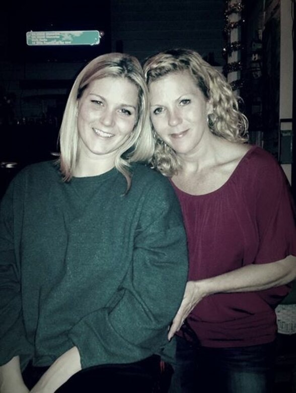 Courtesy photo--left, Staff Sgt. Amanda Robbins, right, Staff Sgt. Rebecca Ward