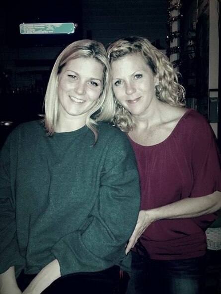 Courtesy photo--left, Staff Sgt. Amanda Robbins, right, Staff Sgt. Rebecca Ward