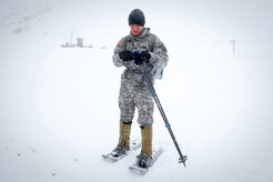 U.S., Allied, and partner-nation Soldiers from nine countries participate in the Cold Regions Military Collaborative Training Event at Arctic Valley in Joint Base Elmendorf-Richardson, Alaska, Feb. 22, 2018. The U.S. Army Alaska hosted event focused on strengthening relationships among allied and partner nations with experience operating in cold weather, and at high elevations; and set conditions for future collaboration.