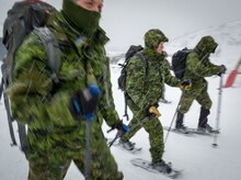 U.S., Allied, and partner-nation Soldiers from nine countries participate in the Cold Regions Military Collaborative Training Event at Arctic Valley in Joint Base Elmendorf-Richardson, Alaska, Feb. 22, 2018. The U.S. Army Alaska hosted event focused on strengthening relationships among allied and partner nations with experience operating in cold weather, and at high elevations; and set conditions for future collaboration.