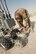 An F6B robot is utilized by members of the 379th Expeditionary Civil Engineer Squadron’s explosive ordnance disposal unit during a training scenario at Al Udeid Air Base, Qatar, Feb. 15, 2018. The exercise, a collaborative effort between security forces and the explosive ordnance disposal flight, simulated a vehicle borne improvised explosive device threat. (U.S. Air Force photo by Staff Sgt. Joshua Horton)
