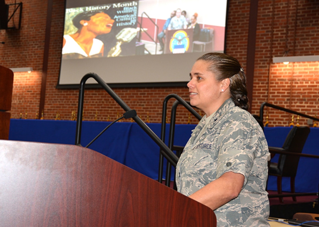 Speaker encourages service with resiliency at African-American History Month presentation