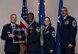 U.S. Air Force Master Sgt. DaMarcus Forney, Military Training Instructor assigned to the 37th Training Wing at Joint Base San Antonio-Lackland, Texas, receives the Air Education and Training Command MTI of the Year Award from Lt. Gen. Steve Kwast, Commander of AETC during the AETC 12 Outstanding Airmen of the Year Awards banquet, Feb. 22, 2018 in Orlando, Fla. Forney was the 331st Training Squadron’s first in parade for four quarters, and led 576 fitness training sessions that resulted in a 99 percent fitness assessment pass rate for his squadron. Forney trained eight flights, garnering four “BEAST Excellence” awards and produced 67 honor graduates, two top graduates, beating the AETC on-time graduate rate by one percent. (U.S. Air Force photo by Staff Sgt. Kenneth W. Norman)