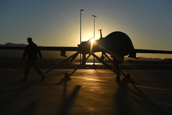 The MQ-1 was active for more than 20 years and evolved from a pure intelligence, surveillance and reconnaissance platform to later include persistent attack capabilities during that time. (U.S. Air Force photo by Senior Airman James Thompson)