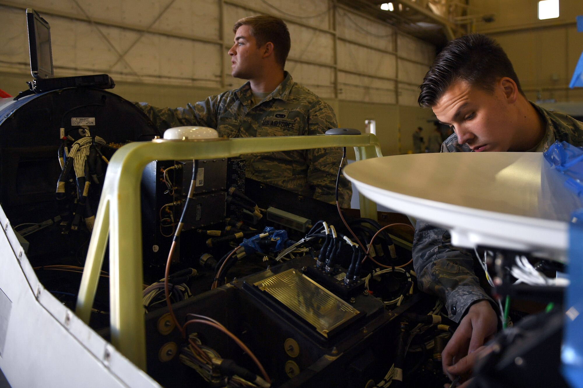 This MQ-1 was one of two Predators that were demilitarized and sent to England to serve as a museum display and symbolizes the ties the U.S. Air Force has with our coalition partners.