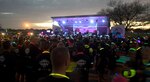 It's a Glow In The Park dance party at MacArthur Field at Joint Base San Antonio-Fort Sam Houston as participants enjoy the festivities after the 5K fun run Feb. 24.