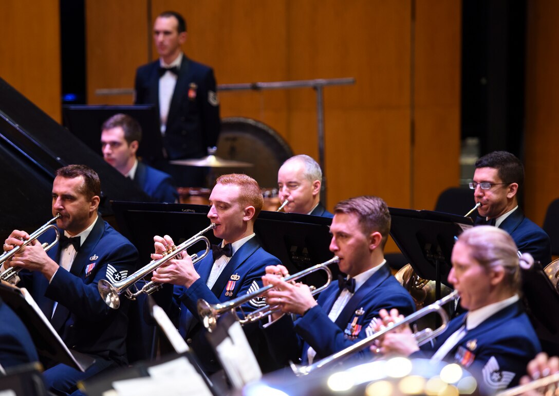 USAF Concert Band members perform in Guest Artist Series
