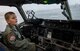 McKay Neel, McChord’s newest Pilot for a Day participant, sits in the pilot seat of a C-17 Globemaster III during his tour of McChord Field at Joint Base Lewis-McChord, Wash., Feb. 20, 2018. During his day as a 4th Airlift Squadron pilot, McKay visited military working dogs; the fire department; survival, evasion, resistance and escape training office; a C-17 Globemaster III simulation and received of tour of a C-17. (U.S. Air Force photo by Senior Airman Tryphena Mayhugh)