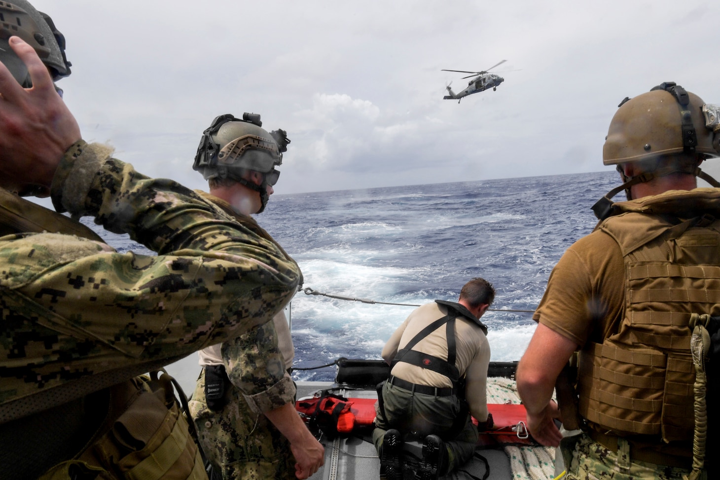 Sailors on Guam Hold Joint Search and Rescue Exercise with U.S. 