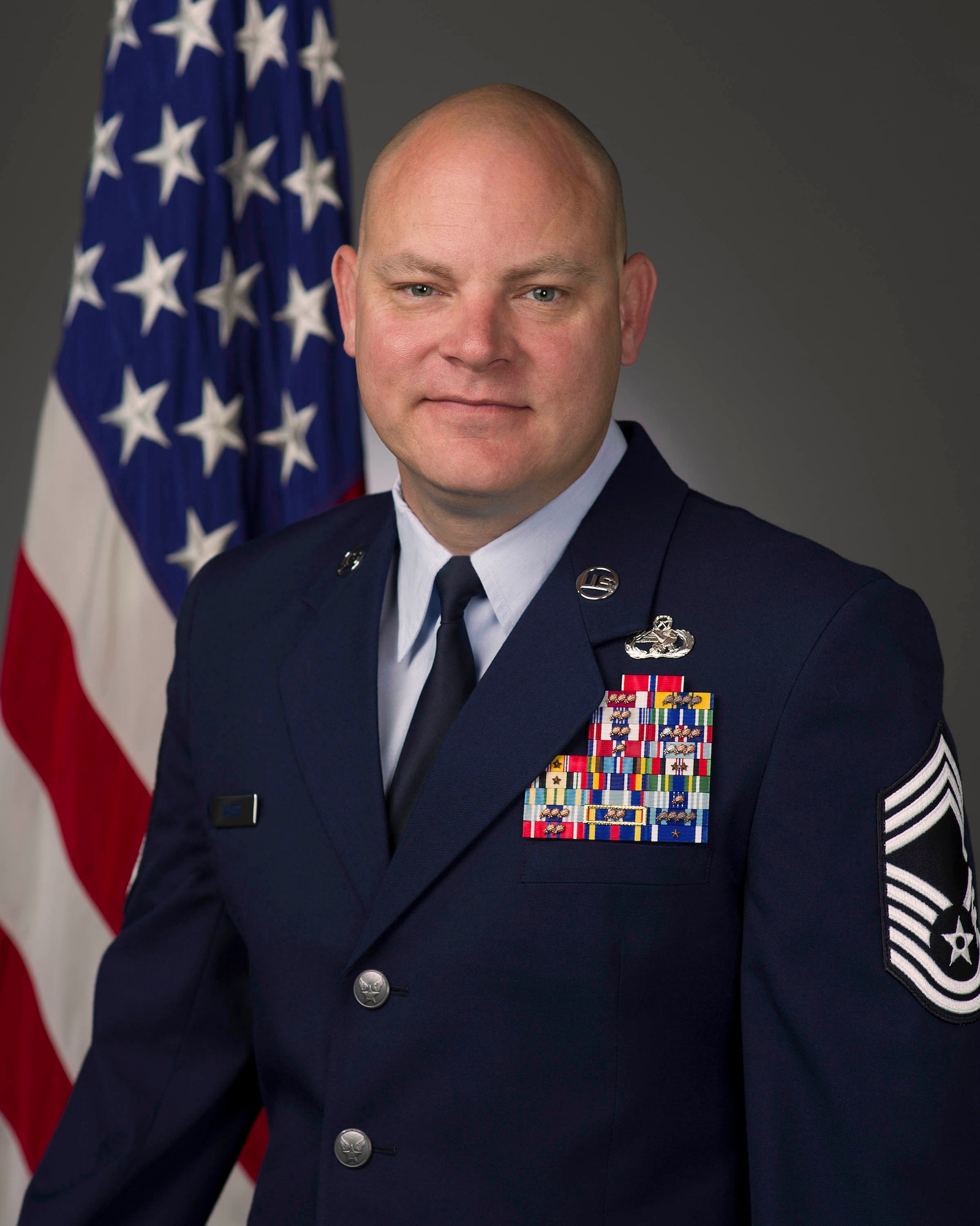 Chief Master Sgt. Jamie Vanoss, 821st Contingency Response Group superintendent.