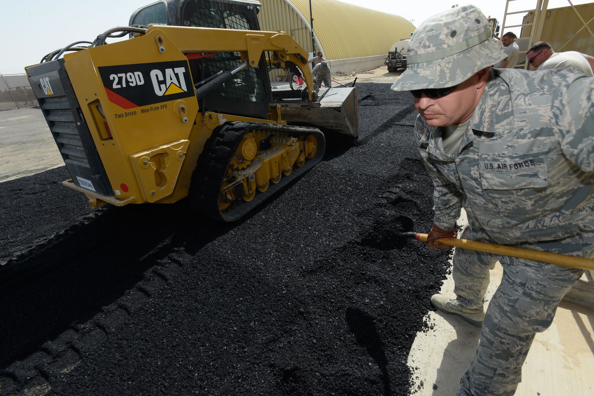 The initiative will culminate with the construction of outdoor shaded locations, pavement and sidewalk layouts between and around the facilities as well as paving the road leading to the terminal.(