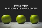 FY18 CDP participants announced