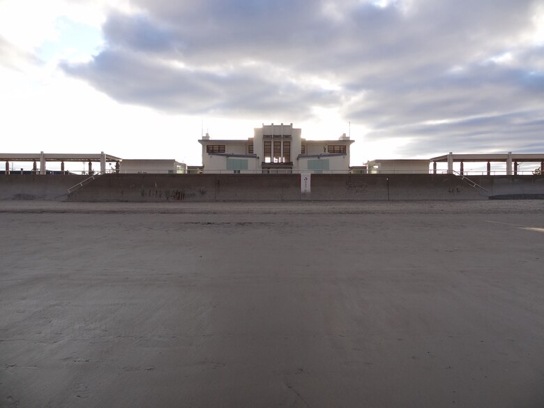 The center section of the Nantasket Beach seawall in Hull, Massachusetts will be fortified as part of the Nantasket Beach Hurricane and Storm Damage Reduction project.