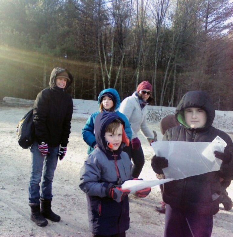 Animal Trekkers prepare to head out to find some animal tracks.