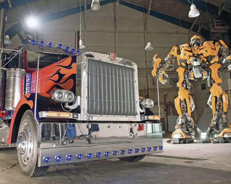 "Transformers" (2007) filmed scenes at Edwards Air Force Base, California, Feb. 28.