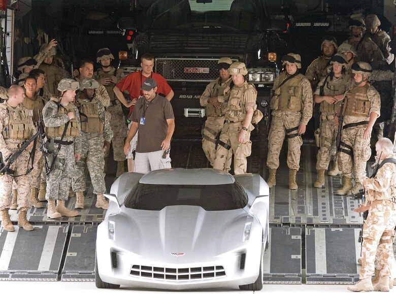"Transformers" (2007) filmed scenes at Edwards Air Force Base, California, Feb. 28.
